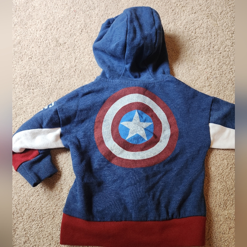 Toddler Captain America Jacket - Picture 2 of 2